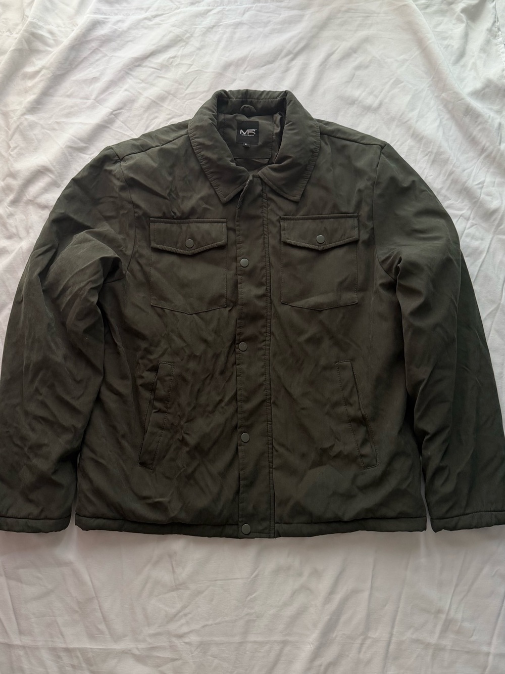 Mack Russo Men's Dark Olive Padded Jacket